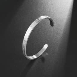 Fashion Design Stainless Steel Curved Tableware Fork Open Bracelet Men and Women Personality Charm Hip Hop Casual Jewelry Gift