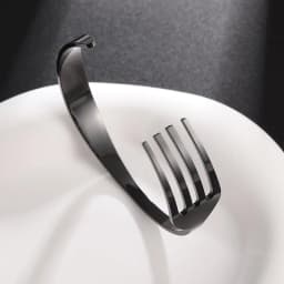 Fashion Design Stainless Steel Curved Tableware Fork Open Bracelet Men and Women Personality Charm Hip Hop Casual Jewelry Gift