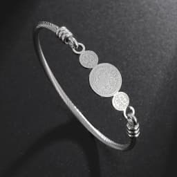 Fashion Design Stainless Steel Curved Tableware Fork Open Bracelet Men and Women Personality Charm Hip Hop Casual Jewelry Gift
