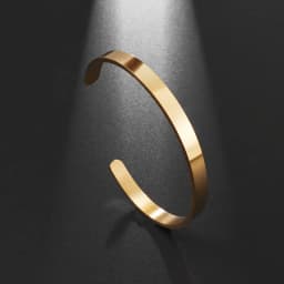 Fashion Design Stainless Steel Curved Tableware Fork Open Bracelet Men and Women Personality Charm Hip Hop Casual Jewelry Gift