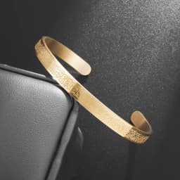 Fashion Design Stainless Steel Curved Tableware Fork Open Bracelet Men and Women Personality Charm Hip Hop Casual Jewelry Gift