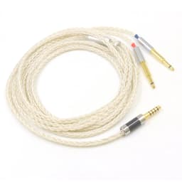 16 Cores Silver Plated For Meze 99 Classics NEO NOIR Headphone Balance Cable XLR/3.5/4.4mm Earphone Upgrade Cable