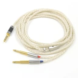 16 Cores Silver Plated For Meze 99 Classics NEO NOIR Headphone Balance Cable XLR/3.5/4.4mm Earphone Upgrade Cable