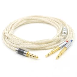 16 Cores Silver Plated For Meze 99 Classics NEO NOIR Headphone Balance Cable XLR/3.5/4.4mm Earphone Upgrade Cable