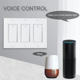 US AU ZigBee 3.0 Tuya Smart Life Wireless Push Button Switch Wall Voice Remote Control Two With Neutral USA 1 2 3 4 Gang