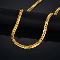 18K Gold /Silver Plated Stainless Steel Long 3.5mm 6MM Flexible Flat Snake Chain Necklace for Women and Men Dropshipping