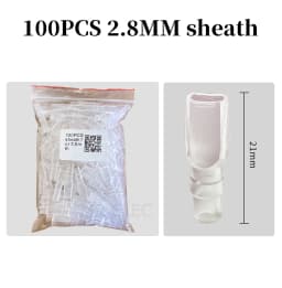 100Pcs 2.8mm 4.8mm 6.3mm Plug Spring Female Male Spade Cold Crimp Terminals Car Speaker Electrical Wire Connectors Set