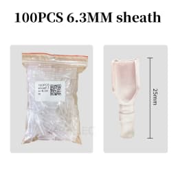 100Pcs 2.8mm 4.8mm 6.3mm Plug Spring Female Male Spade Cold Crimp Terminals Car Speaker Electrical Wire Connectors Set
