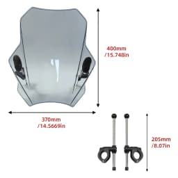 Motorcycle Windscreen Windshield Universal For Honda GB350 GB350RS 2021 2022 Hornet 2.0 2021-2023