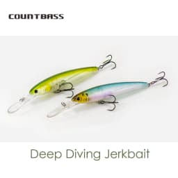 Countbass Floating Deep Diving Minnow 110mm 4-1/3" 14.5g 1/2 oz. Dive 3m Hardbaits Fishing Leurres Wobbler Lures