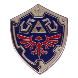 The Legend of Zellda Hyllian Shield Enamel Pin Game Brooch Badge Best Friend Gift