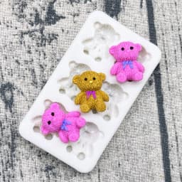 Bear Silicone Sugarcraft Mold Resin Tools Cupcake Baking Mould Fondant Cake Decorating Tools