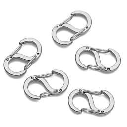 5pcs Gold Stainless Steel Letter S Buckle Spring Lobster Clasp Hook Connectors for Necklace Bracelet DIY Jewelry Making Supplies