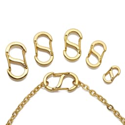 5pcs Gold Stainless Steel Letter S Buckle Spring Lobster Clasp Hook Connectors for Necklace Bracelet DIY Jewelry Making Supplies