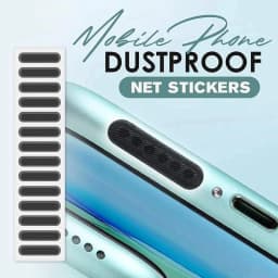 Universal Phone Dustproof Net Stickers Speaker Mesh for iPhone Samsung Anti Dust Net Sound Hole Charging Port Dust Cover Plug