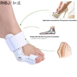 2Pcs Hallux Valgus Corrector Bunions for Toes Foot Finger Separator Toe Separator Foot Care Haluksy Bunion Foot Care Tools