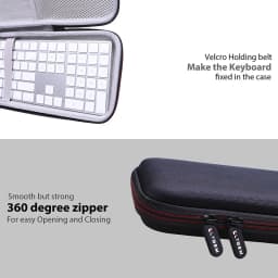 LTGEM EVA Hard Case for Apple Magic Keyboard with Numeric Keypad Carrying Storage Bag