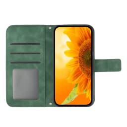 Funda iPhon 14 Wallet Flip Phone Case for iPhone 17 16 15 14 13 12 11 Pro Max 7 8 Plus Cases Sunflower Leather Back Cover Women