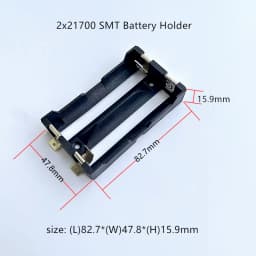 1PCS 21700 Battery Holder SMD Battery Box 3S 21700 Storage Box 3*21700 DC Battery Case SMT SMD