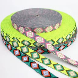 3Yards 10-20MM Retro Jacquard Substantial Thick Webbing Bag Belt Straps Ribbon for DIY Horse Or Big Pet Collar Clothing Sewing
