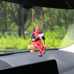 Swing Deadpool 2 Action Figure X-Men Anime Doll Car Charm Decoration PVC Collection Figurine Kids Toys