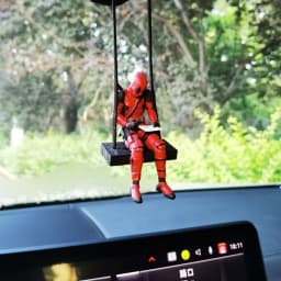 Swing Deadpool 2 Action Figure X-Men Anime Doll Car Charm Decoration PVC Collection Figurine Kids Toys