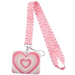 Wholesale Horizontal Style Yoga Sakura Daisy Lanyard for Key Neck Strap Card ID Badge Holder Key Chain Key Holder Accessories