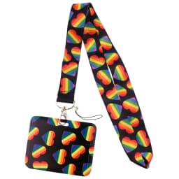 Wholesale Horizontal Style Yoga Sakura Daisy Lanyard for Key Neck Strap Card ID Badge Holder Key Chain Key Holder Accessories