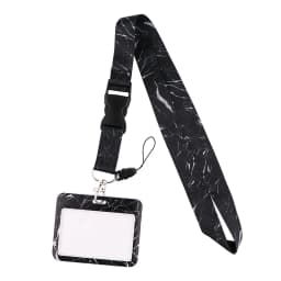 Wholesale Horizontal Style Yoga Sakura Daisy Lanyard for Key Neck Strap Card ID Badge Holder Key Chain Key Holder Accessories