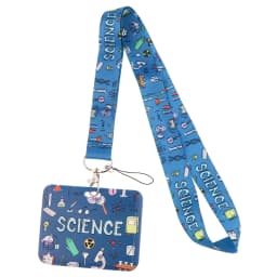 Wholesale Horizontal Style Yoga Sakura Daisy Lanyard for Key Neck Strap Card ID Badge Holder Key Chain Key Holder Accessories
