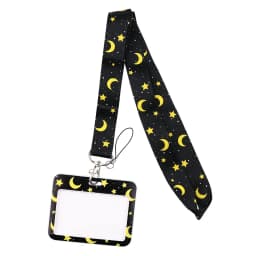 Wholesale Horizontal Style Yoga Sakura Daisy Lanyard for Key Neck Strap Card ID Badge Holder Key Chain Key Holder Accessories