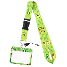 Wholesale Horizontal Style Yoga Sakura Daisy Lanyard for Key Neck Strap Card ID Badge Holder Key Chain Key Holder Accessories