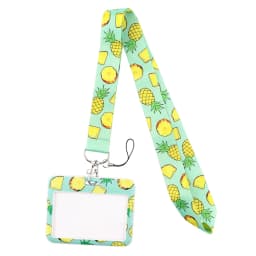 Wholesale Horizontal Style Yoga Sakura Daisy Lanyard for Key Neck Strap Card ID Badge Holder Key Chain Key Holder Accessories
