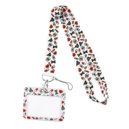 Wholesale Horizontal Style Yoga Sakura Daisy Lanyard for Key Neck Strap Card ID Badge Holder Key Chain Key Holder Accessories