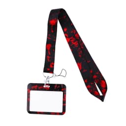 Wholesale Horizontal Style Yoga Sakura Daisy Lanyard for Key Neck Strap Card ID Badge Holder Key Chain Key Holder Accessories