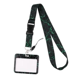 Wholesale Horizontal Style Yoga Sakura Daisy Lanyard for Key Neck Strap Card ID Badge Holder Key Chain Key Holder Accessories