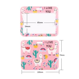 Wholesale Horizontal Style Yoga Sakura Daisy Lanyard for Key Neck Strap Card ID Badge Holder Key Chain Key Holder Accessories