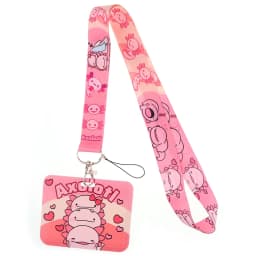 Wholesale Horizontal Style Yoga Sakura Daisy Lanyard for Key Neck Strap Card ID Badge Holder Key Chain Key Holder Accessories