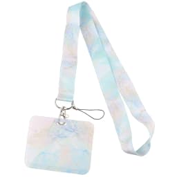 Wholesale Horizontal Style Yoga Sakura Daisy Lanyard for Key Neck Strap Card ID Badge Holder Key Chain Key Holder Accessories