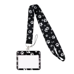 Wholesale Horizontal Style Yoga Sakura Daisy Lanyard for Key Neck Strap Card ID Badge Holder Key Chain Key Holder Accessories
