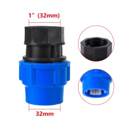 PE PVC Pipe Adapter 1/2" 3/4" 1"1.2"1.5" Male to 20/25/32/40/50mm Reducer Garden Irrigation Pipe Adapter