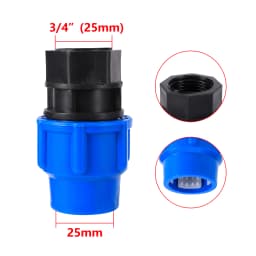 PE PVC Pipe Adapter 1/2" 3/4" 1"1.2"1.5" Male to 20/25/32/40/50mm Reducer Garden Irrigation Pipe Adapter