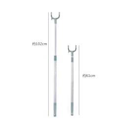 Balcony Fork Pole The Hangers for Clothes Pole Retractable Pole Drying Pole Fork Dress Stick Space Saving Clothing Rack