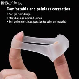2/4/8pcs Separator Feet Care Protector Silicone Toe Orthopedic Products Bunion Corrector Hallux Valgus for Foot Care Pedicure