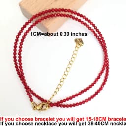 Natural Stone Beads Necklaces Bracelet 2-3MM Faceted Round Quarts Tourmalins Mini Beads Necklaces For Women Jewelry Gifts