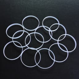 1.25mm Height I Ring Watch Crystal Gasket 26mm to 35.5mm Inner Diameter for Waterproof 1.3mm to 1.7mm Thick Watch Glass YZC035