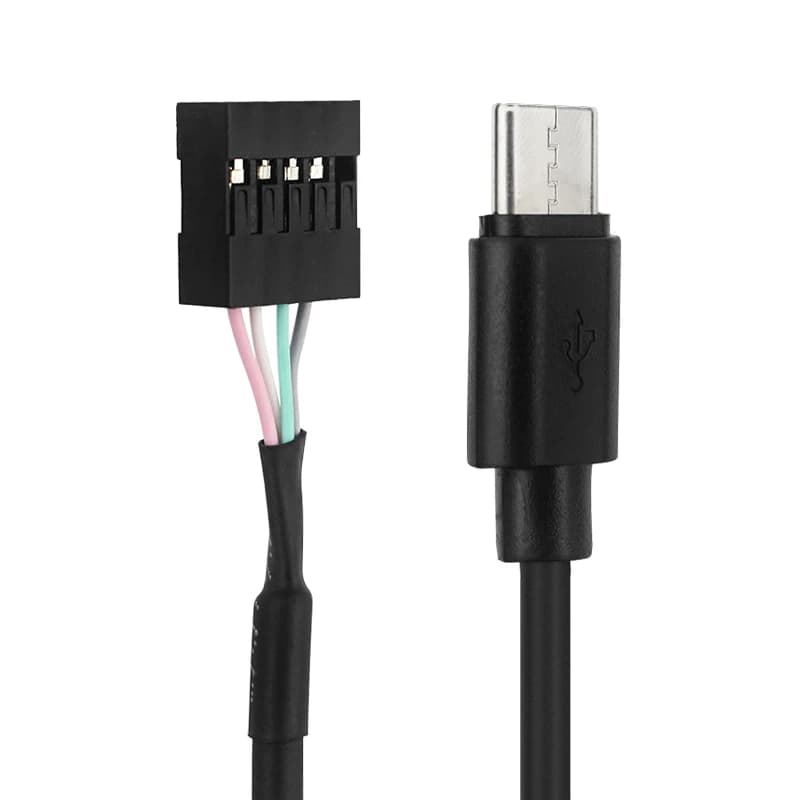 50CM USB Type C to 5Pin Cable for Computer Motherboard for USB-C Secondary Screen PC LCD