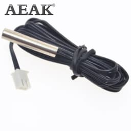 50CM 1M 2M 3M NTC Thermistor Temperature Sensor Waterproof Probe Wire 10K 1% 3950 W1209 W1401 cable AEAK
