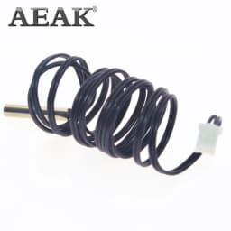 50CM 1M 2M 3M NTC Thermistor Temperature Sensor Waterproof Probe Wire 10K 1% 3950 W1209 W1401 cable AEAK