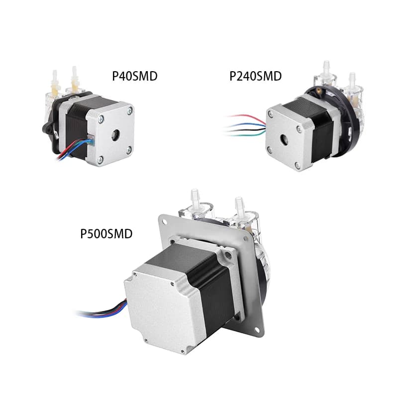 PENGPU High Precision Mini Peristaltic Pump Stepper Motor 0-600mLPM Speed Regulation BPT Pipe Water Pump With Long Lifetime